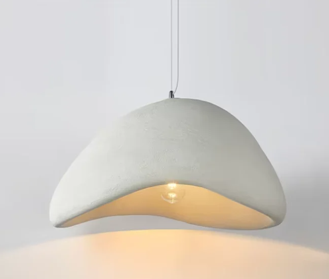 WabiGlow – Nordic Wabi Sabi LED Pendant Light for Modern Living Rooms, Bedrooms & Dining Areas