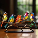 Luxury Avianelegance - Birds In Stained Glass For A Sophisticated Interior Design