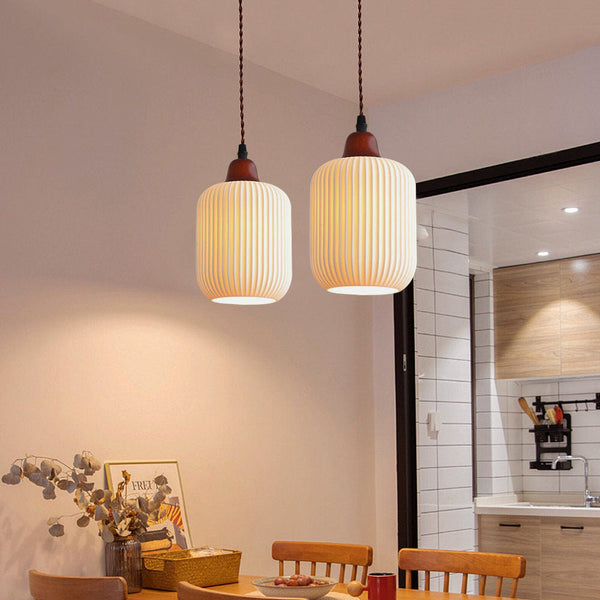Ceramic White Pendant Lamp For The Living Room