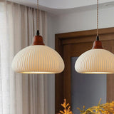 Ceramic White Pendant Lamp For The Living Room