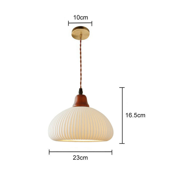 Ceramic White Pendant Lamp For The Living Room