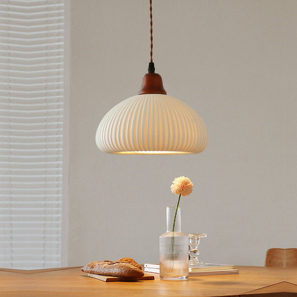 Ceramic White Pendant Lamp For The Living Room