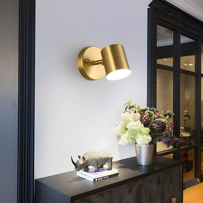 Nordic Copper LED Wall Lights