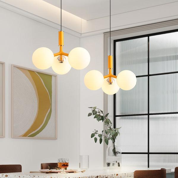 Scandinavian Luxury Glass Pendant Lamp In Norwegian Style