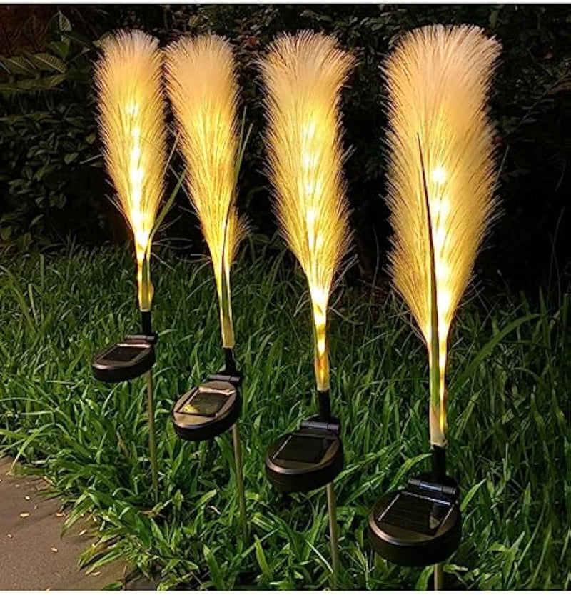 Fiberglass Reed Outdoor Lamp (Solar)