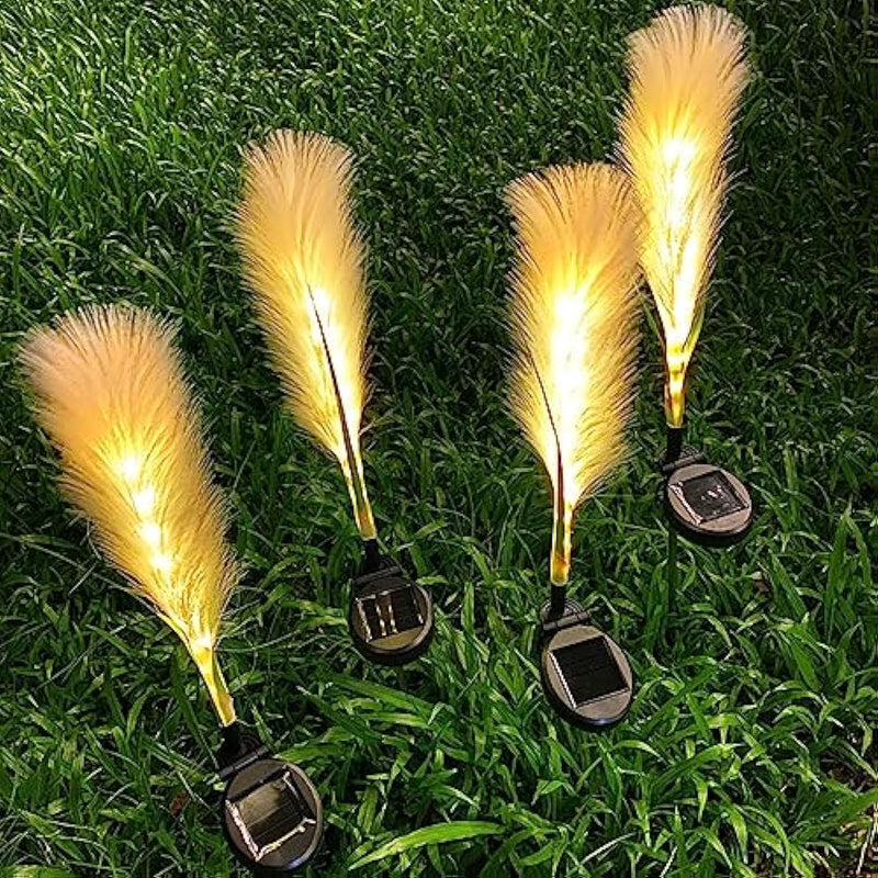 Fiberglass Reed Outdoor Lamp (Solar)