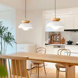 Minimalist Scandinavian Halfwood Pendant Lamp