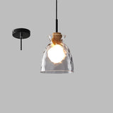 Minimalist Art Ripple Glass Pendant Lamp